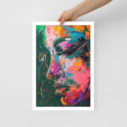 Abstract Portrait Framed Poster