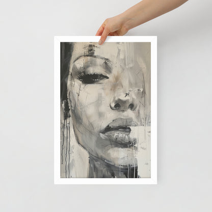 Abstract Portrait Framed Poster