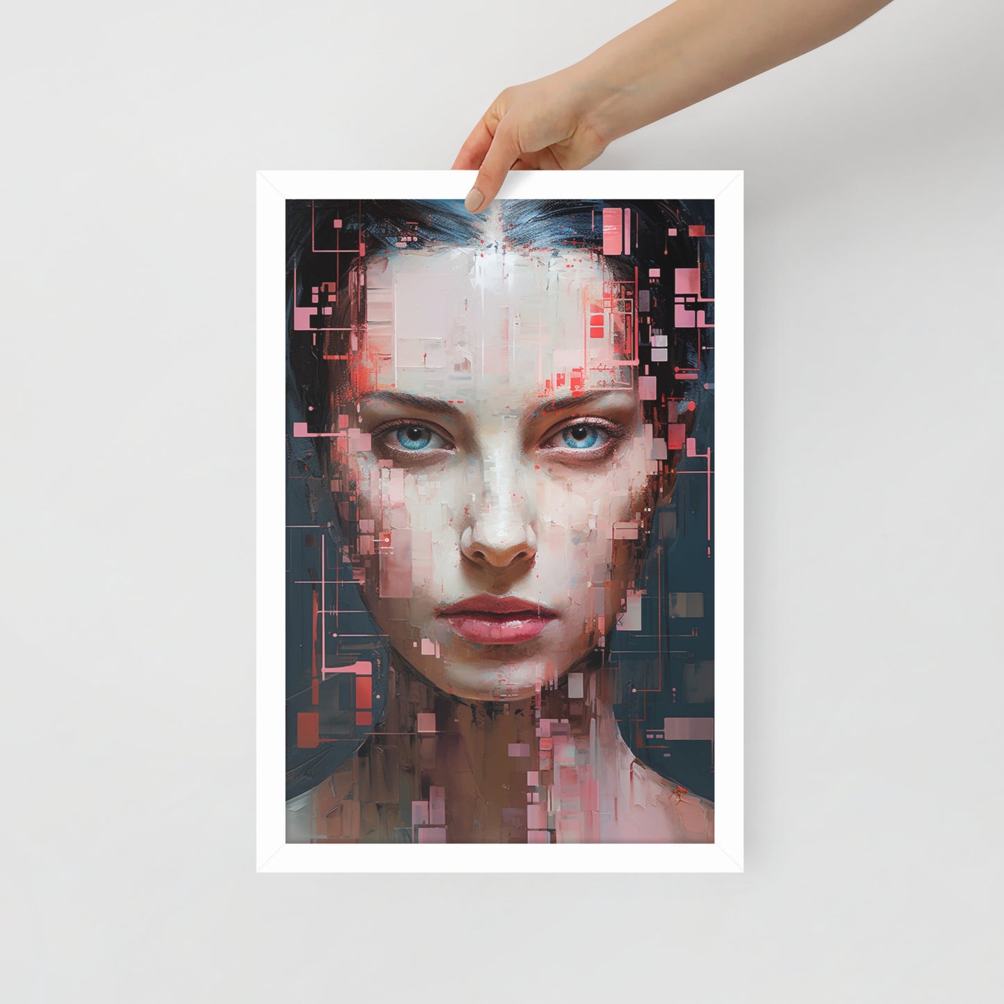 Abstract Portrait Framed Poster