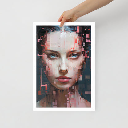 Abstract Portrait Framed Poster