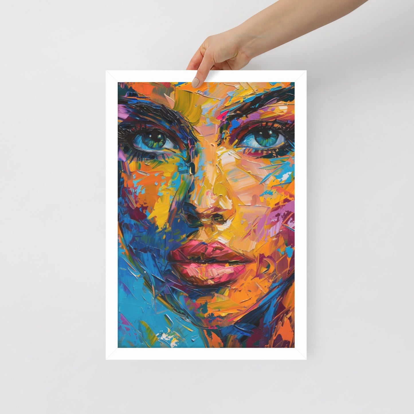 Abstract Portrait Framed Poster