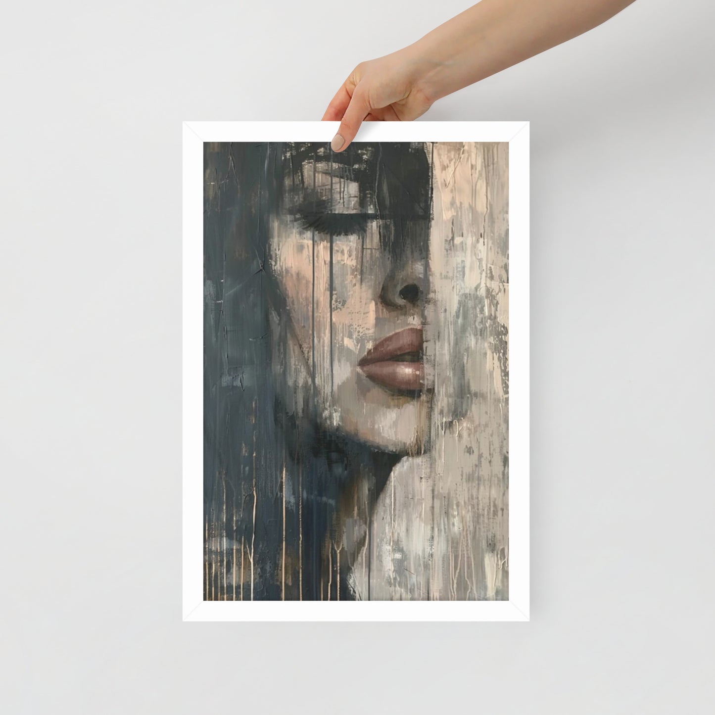 Abstract Portrait Framed Poster