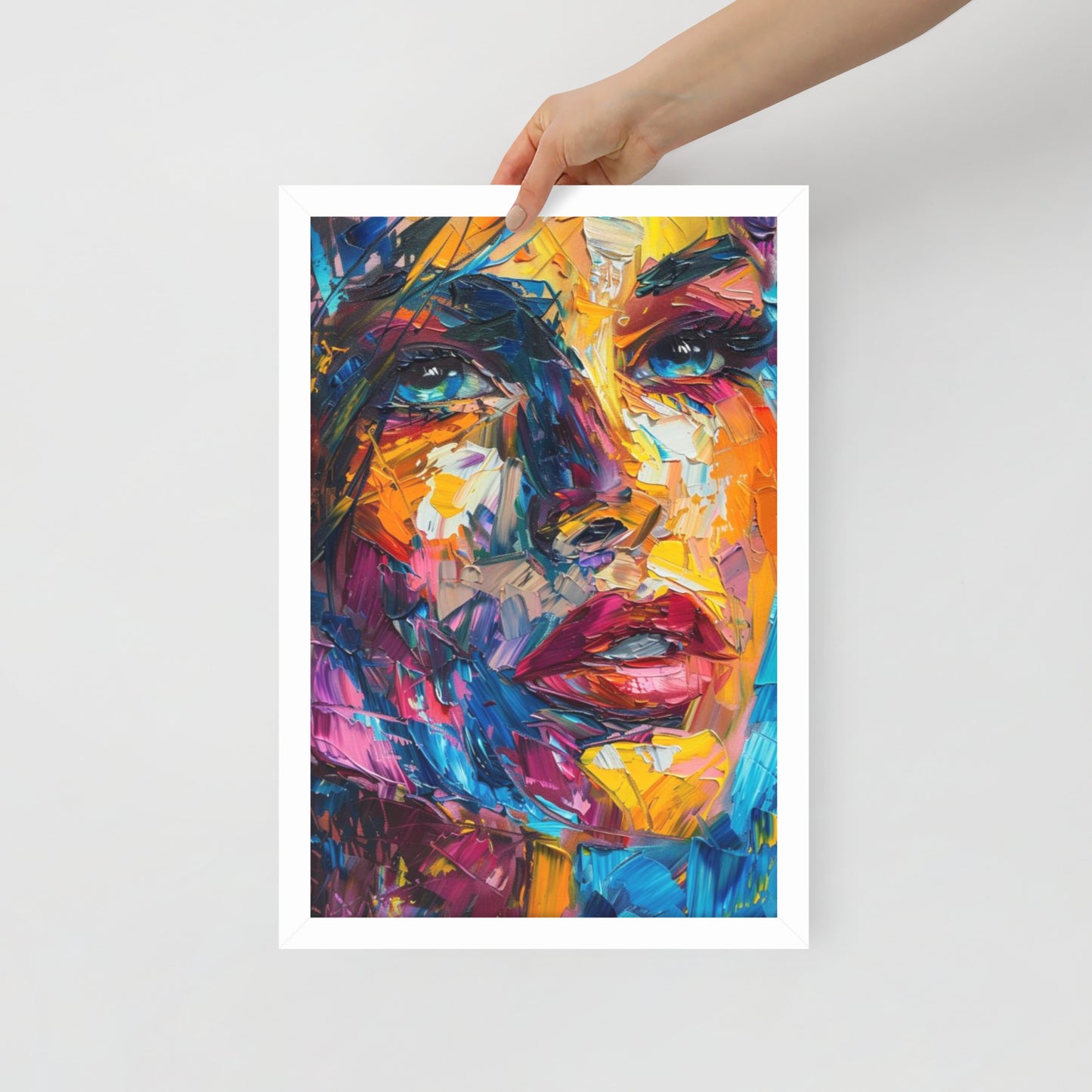 Abstract Portrait Framed Poster