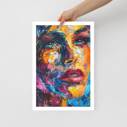 Abstract Portrait Framed Poster