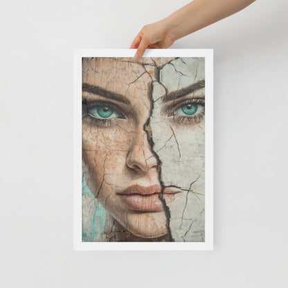 Abstract Portrait Framed Poster