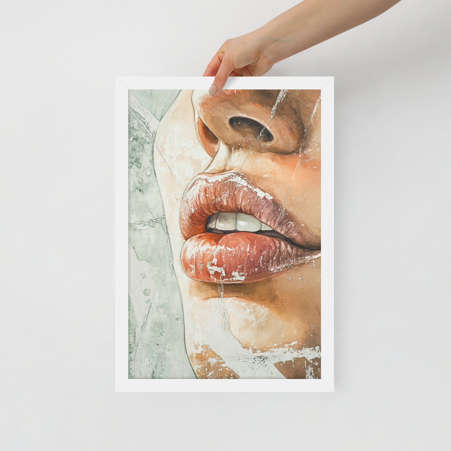 Abstract Portrait Framed Poster