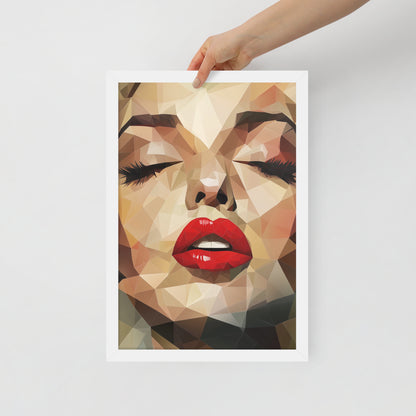 Abstract Portrait Framed Poster