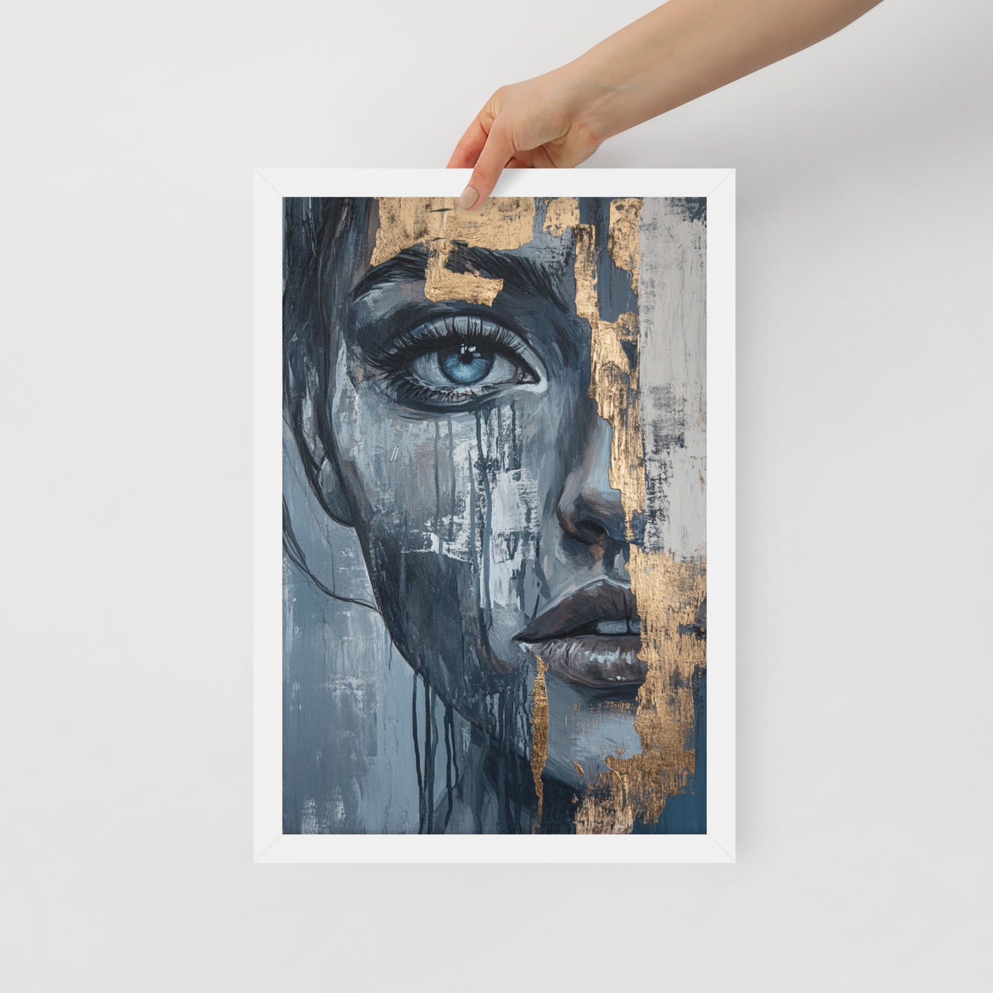 Abstract Portrait Framed Poster