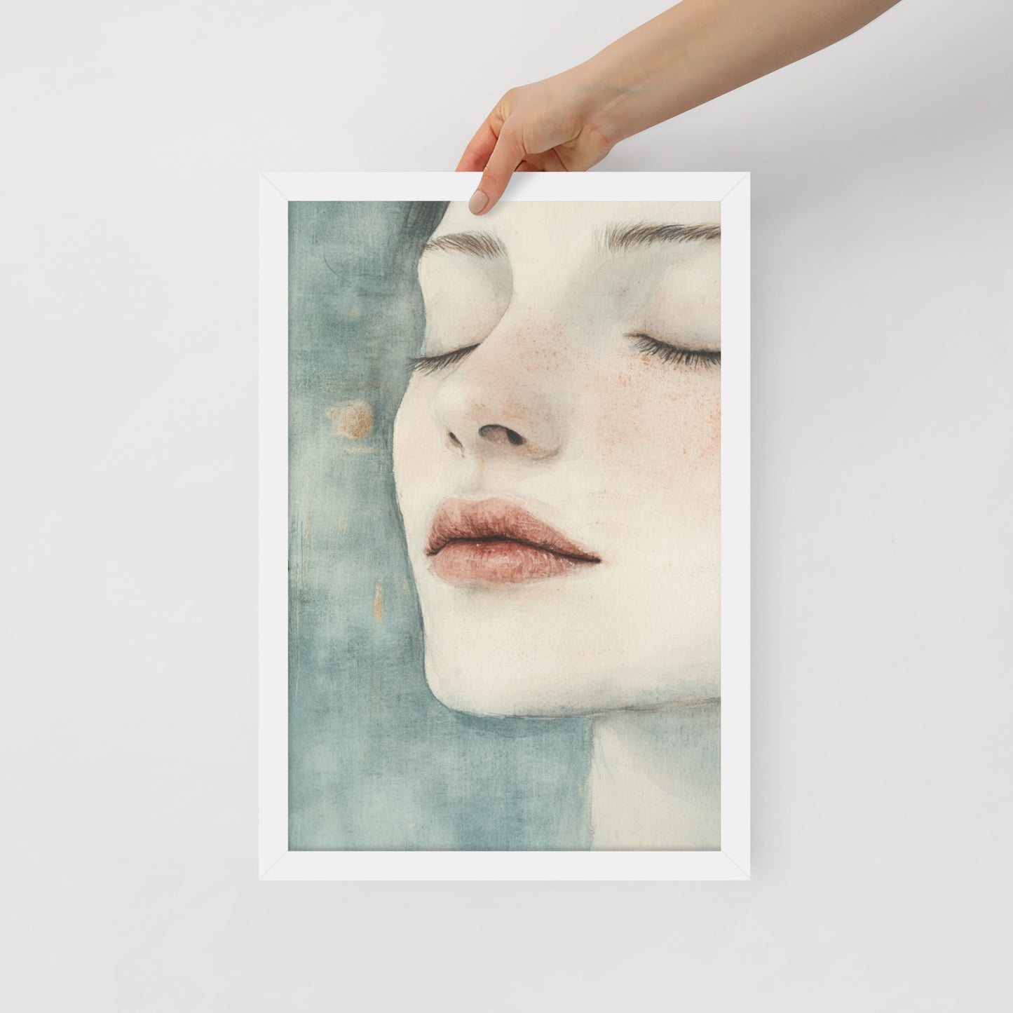 Abstract Portrait Framed Poster