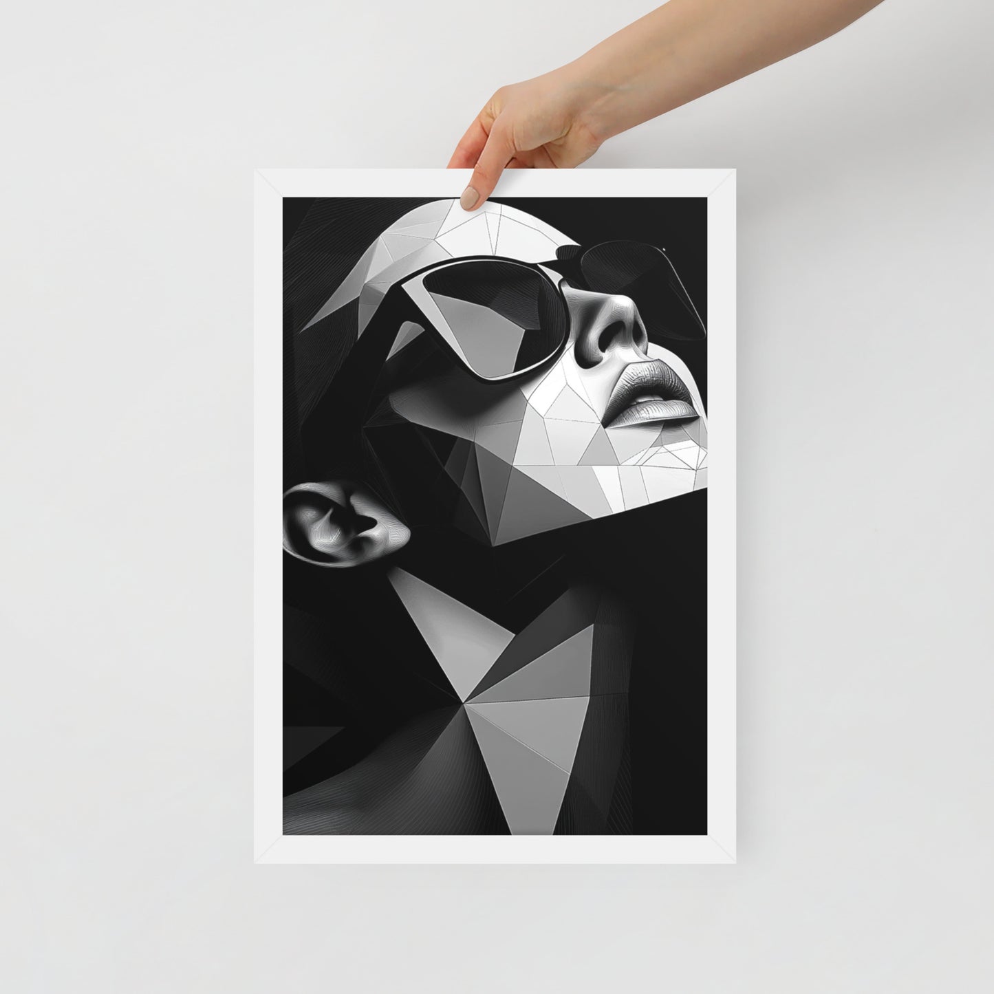 Abstract Portrait Framed Poster