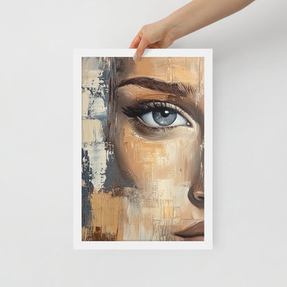 Abstract Portrait Framed Poster