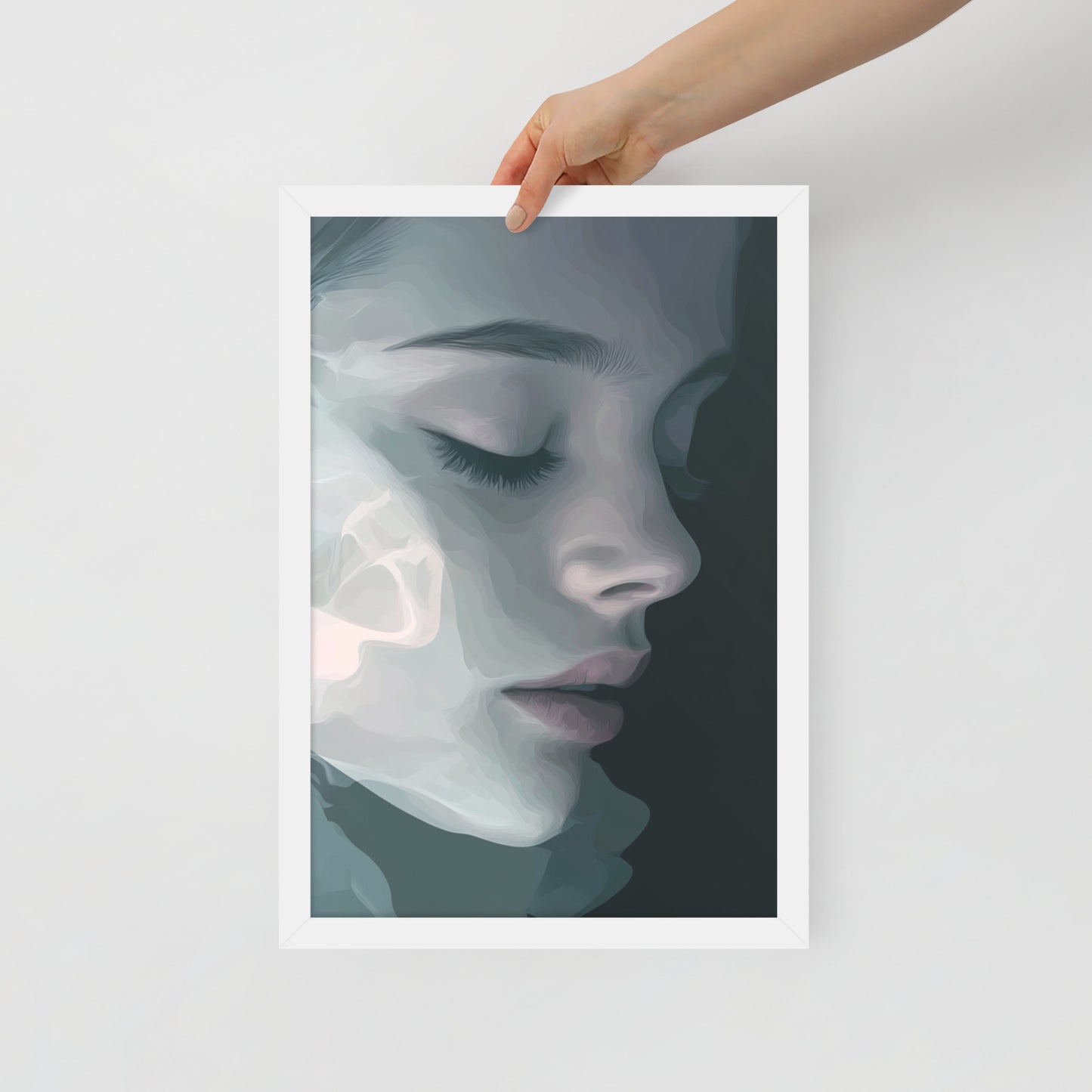 Abstract Portrait Framed Poster