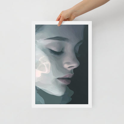 Abstract Portrait Framed Poster