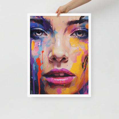 Abstract Portrait Framed Poster