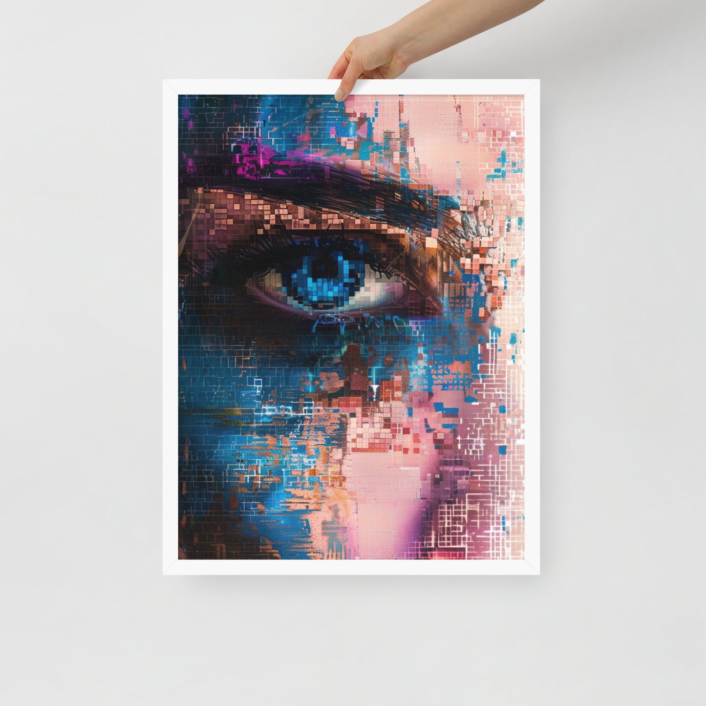 Abstract Portrait Framed Poster