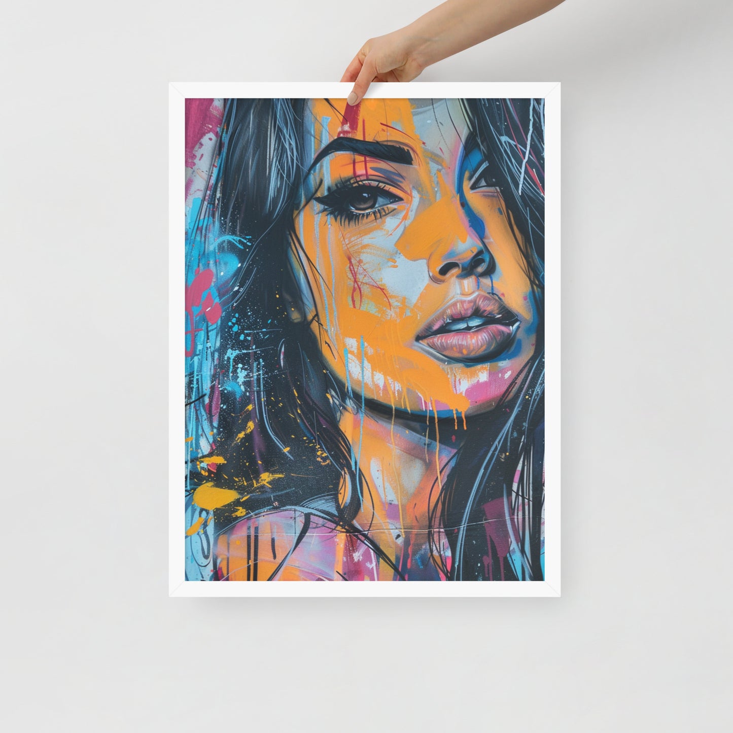 Abstract Portrait Framed Poster