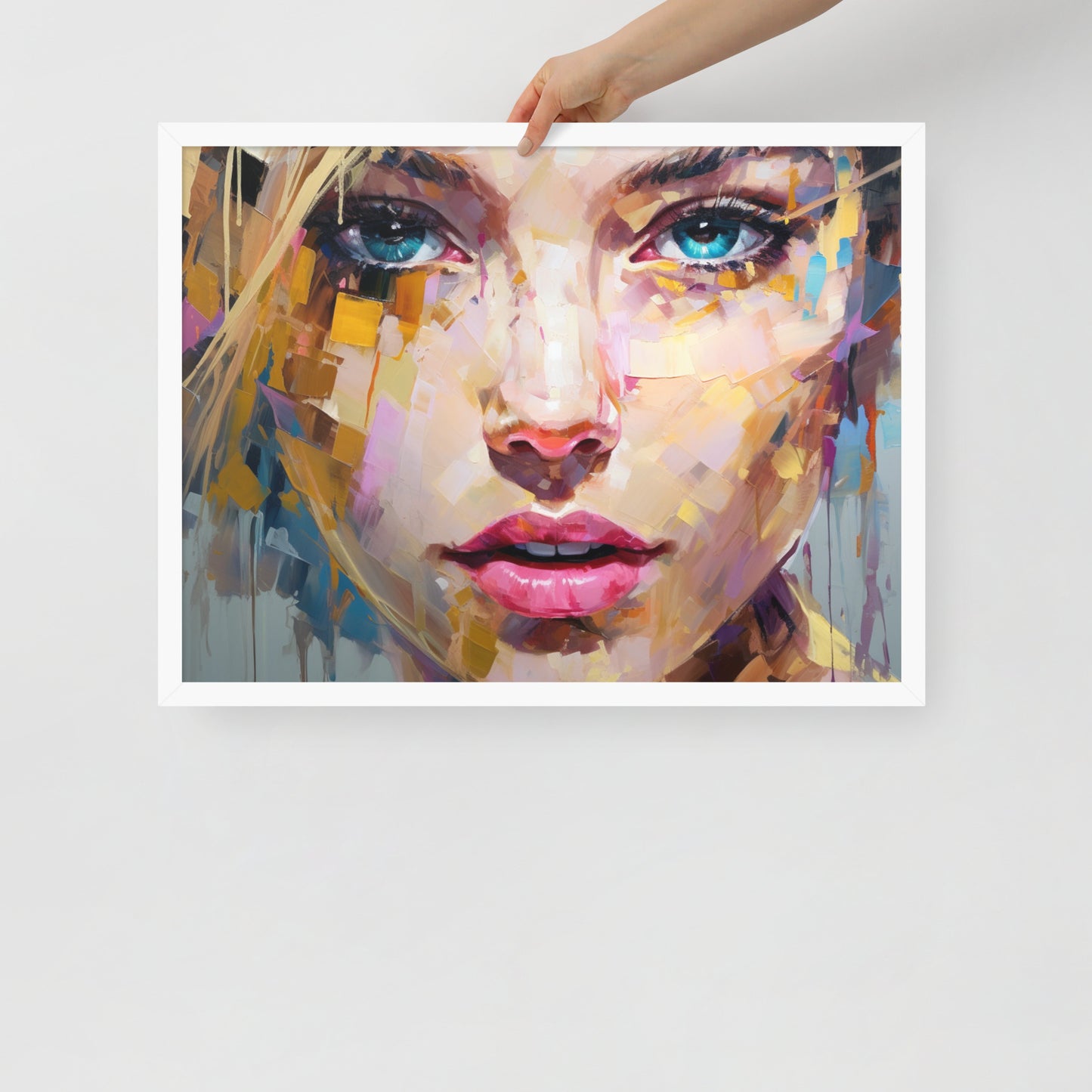 Abstract Portrait Framed Poster