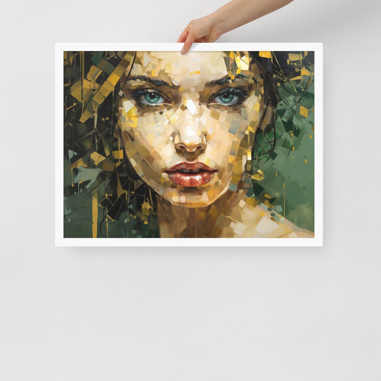 Abstract Portrait Framed Poster