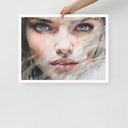 Abstract Portrait Framed Poster