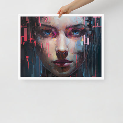 Abstract Portrait Framed Poster