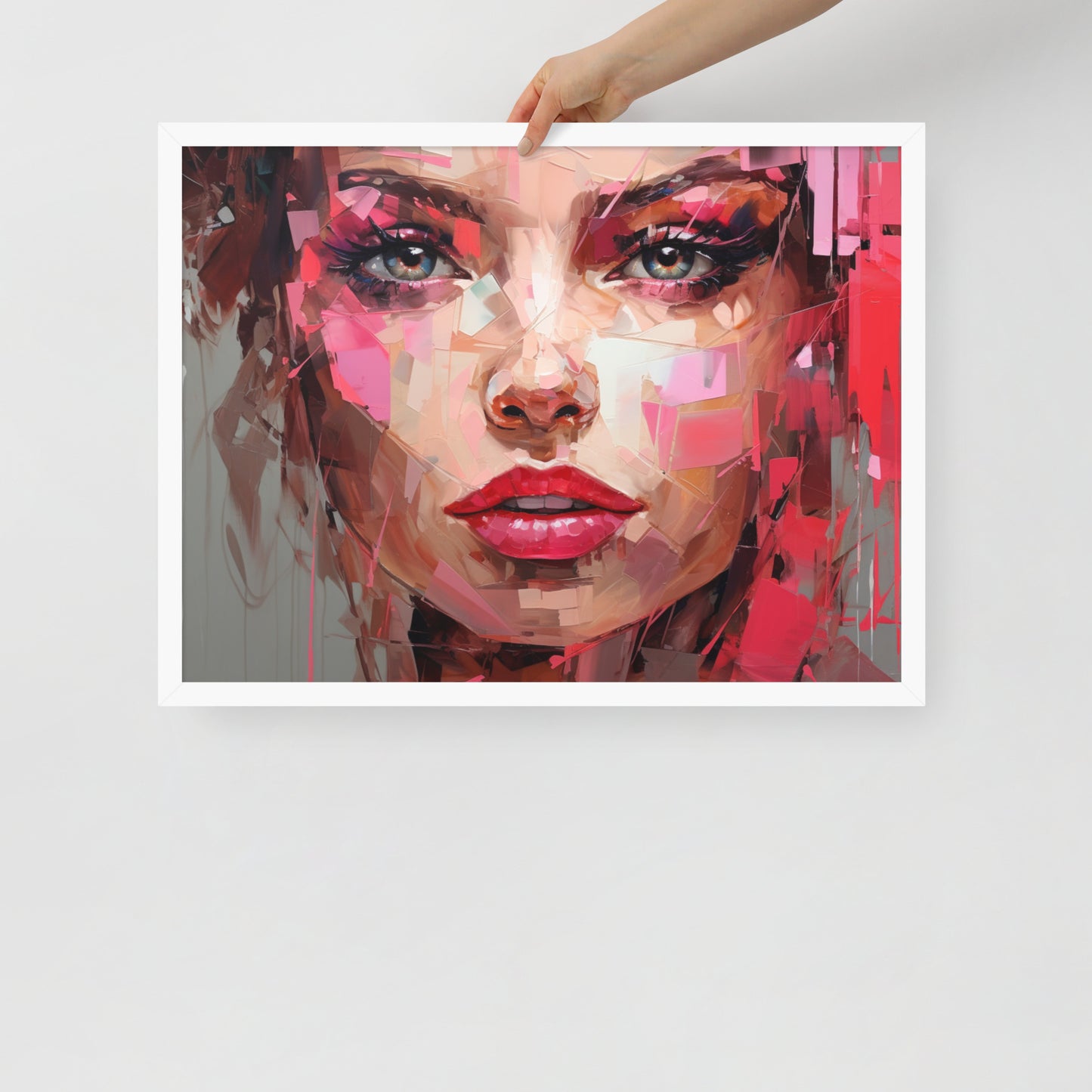 Abstract Portrait Framed Poster