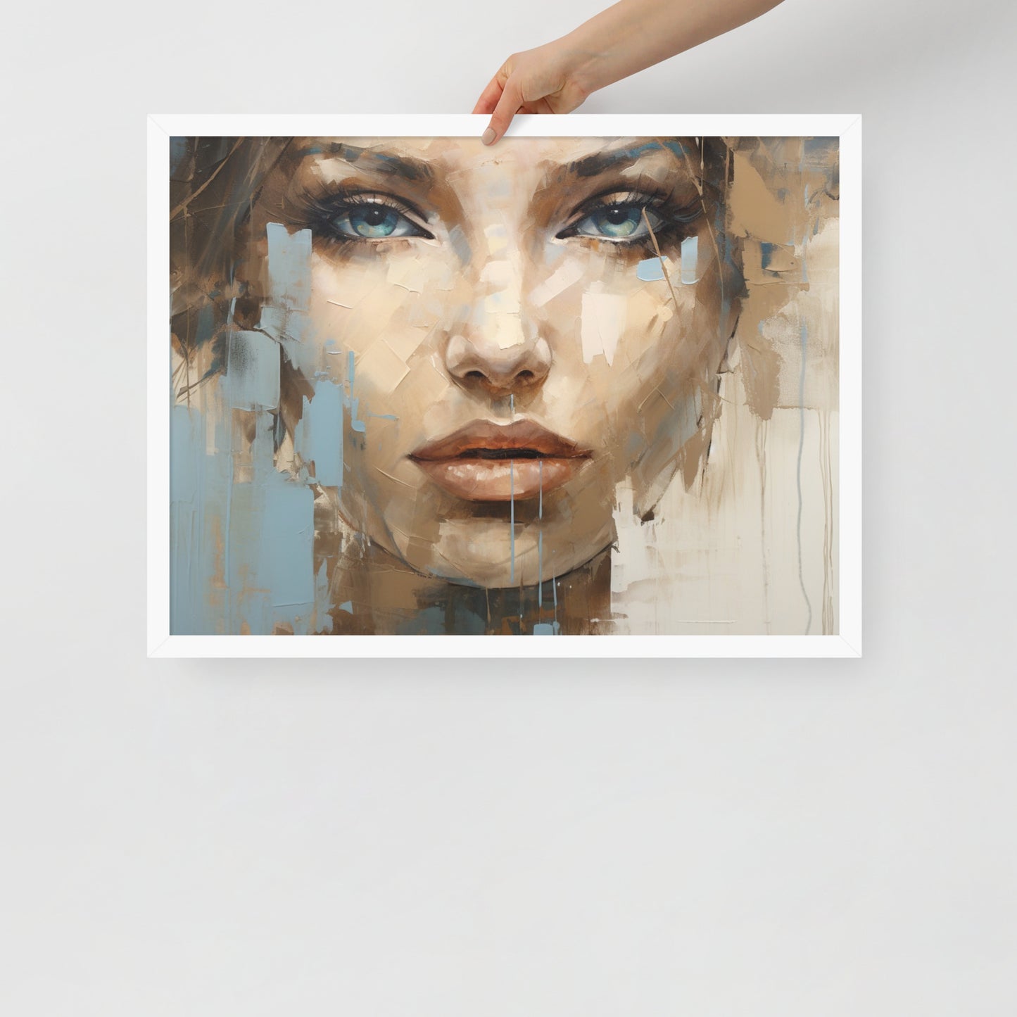 Abstract Portrait Framed Poster