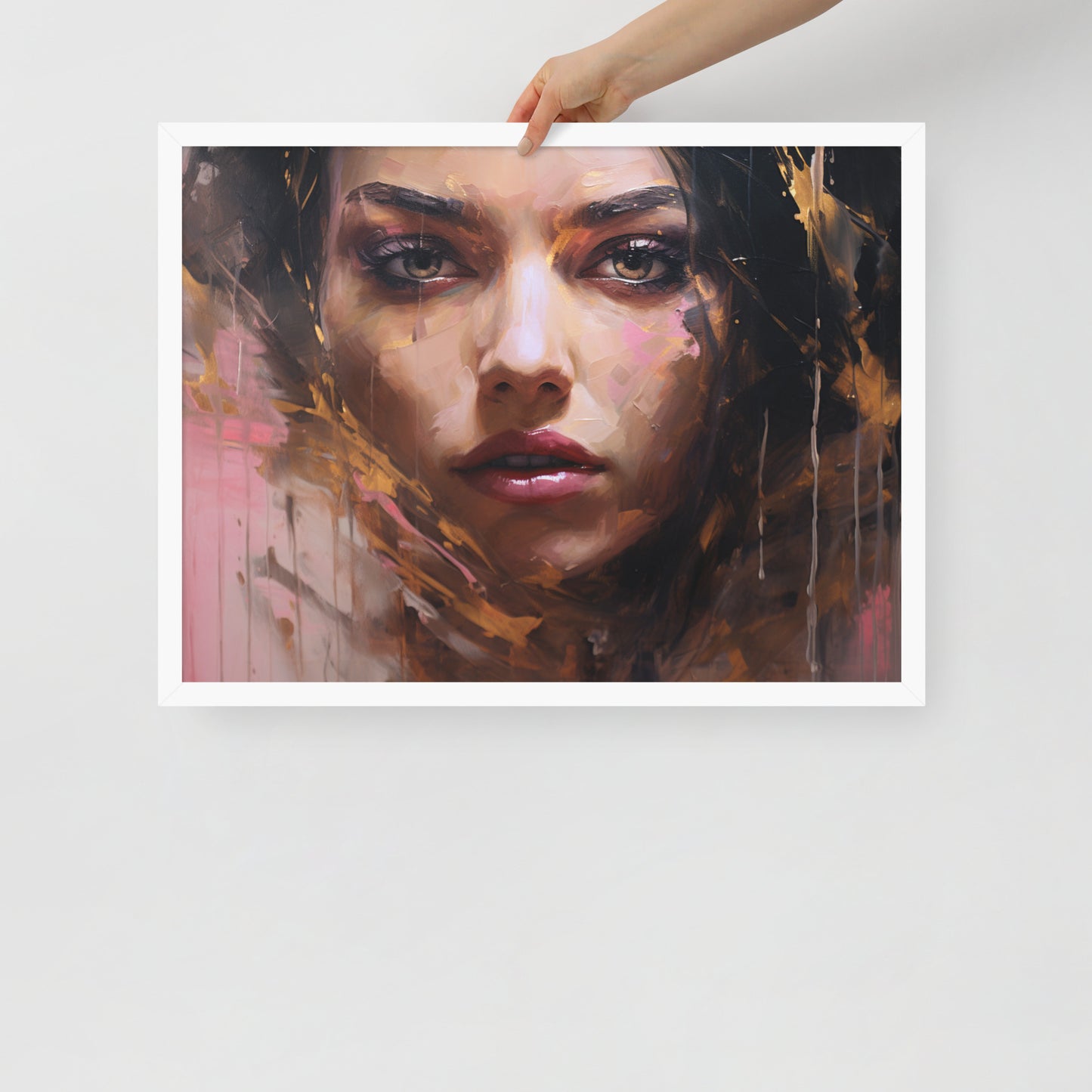 Abstract Portrait Framed Poster