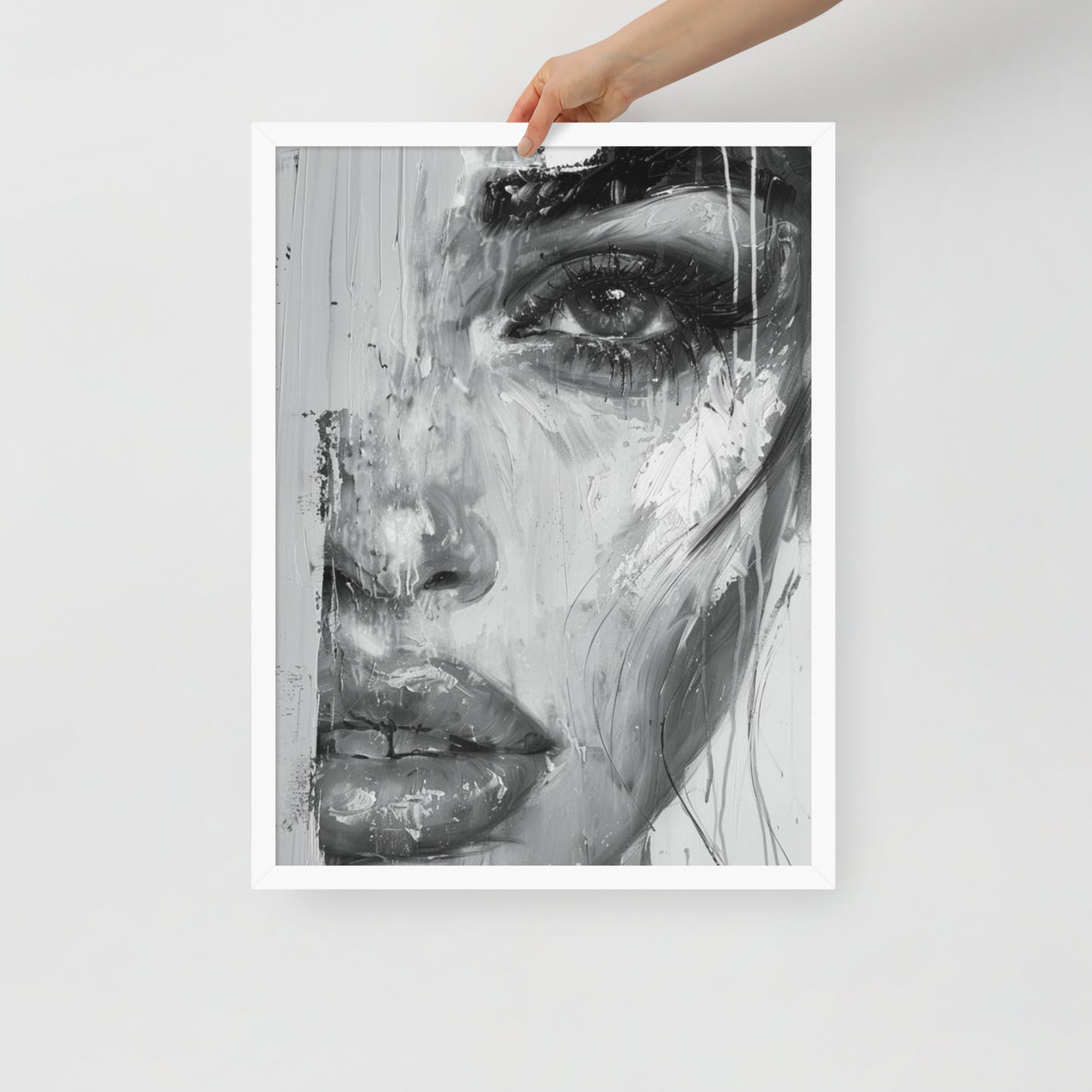 Abstract Portrait Framed Poster