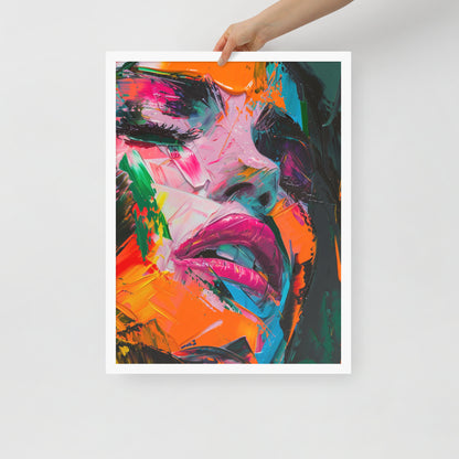 Abstract Portrait Framed Poster