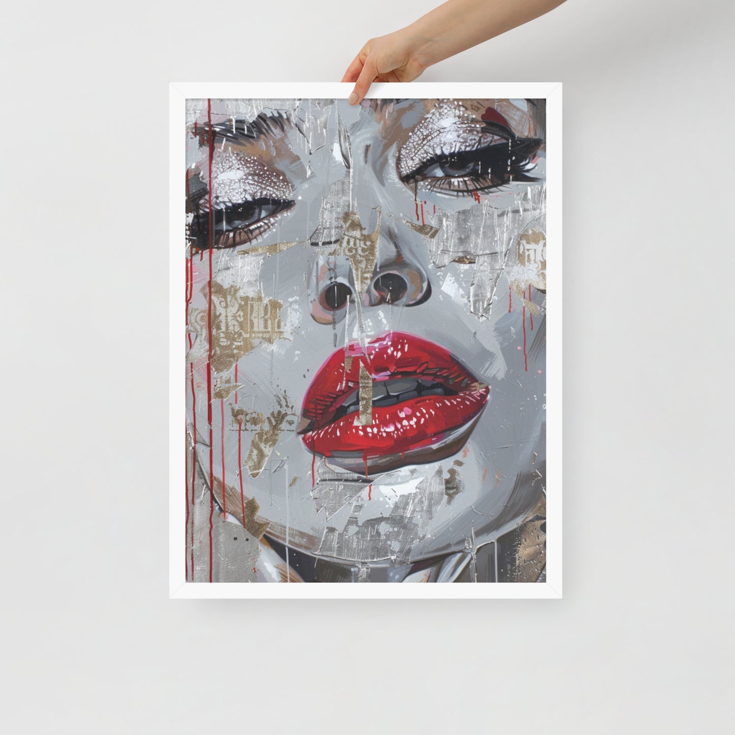 Abstract Portrait Framed Poster