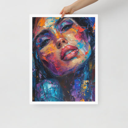 Abstract Portrait Framed Poster