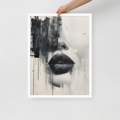 Abstract Portrait Framed Poster