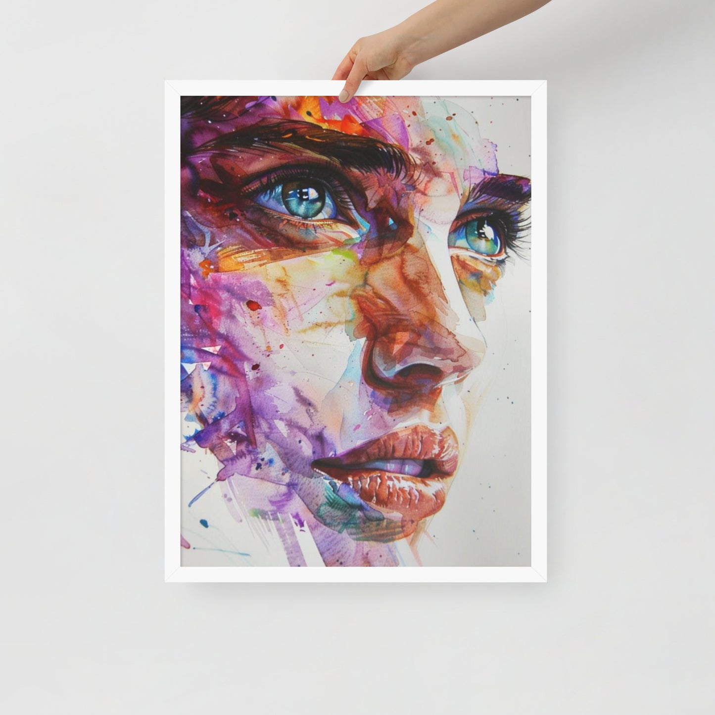 Abstract Portrait Framed Poster