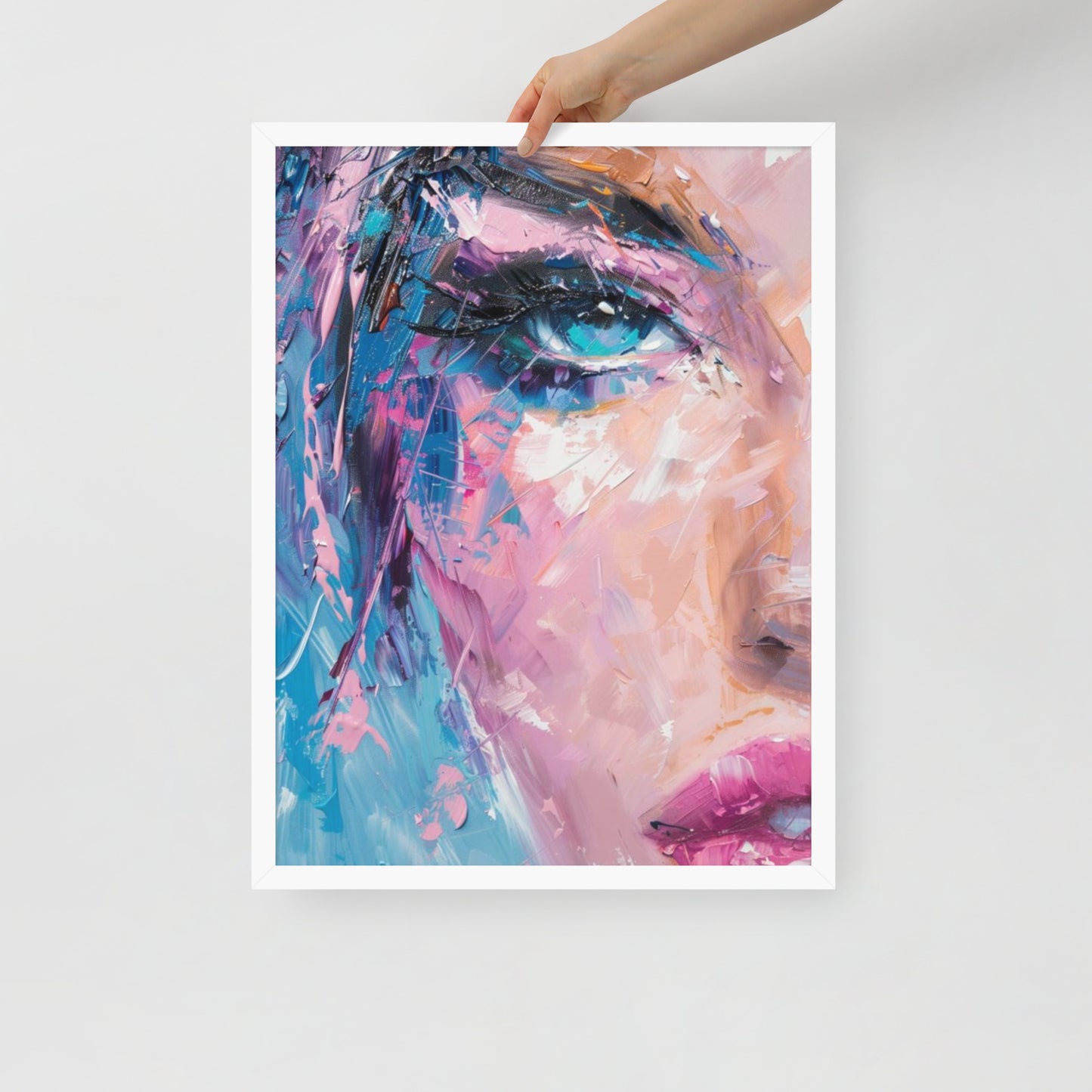 Abstract Portrait Framed Poster