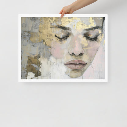 Abstract Portrait Framed Poster