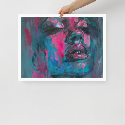 Abstract Portrait Framed Poster