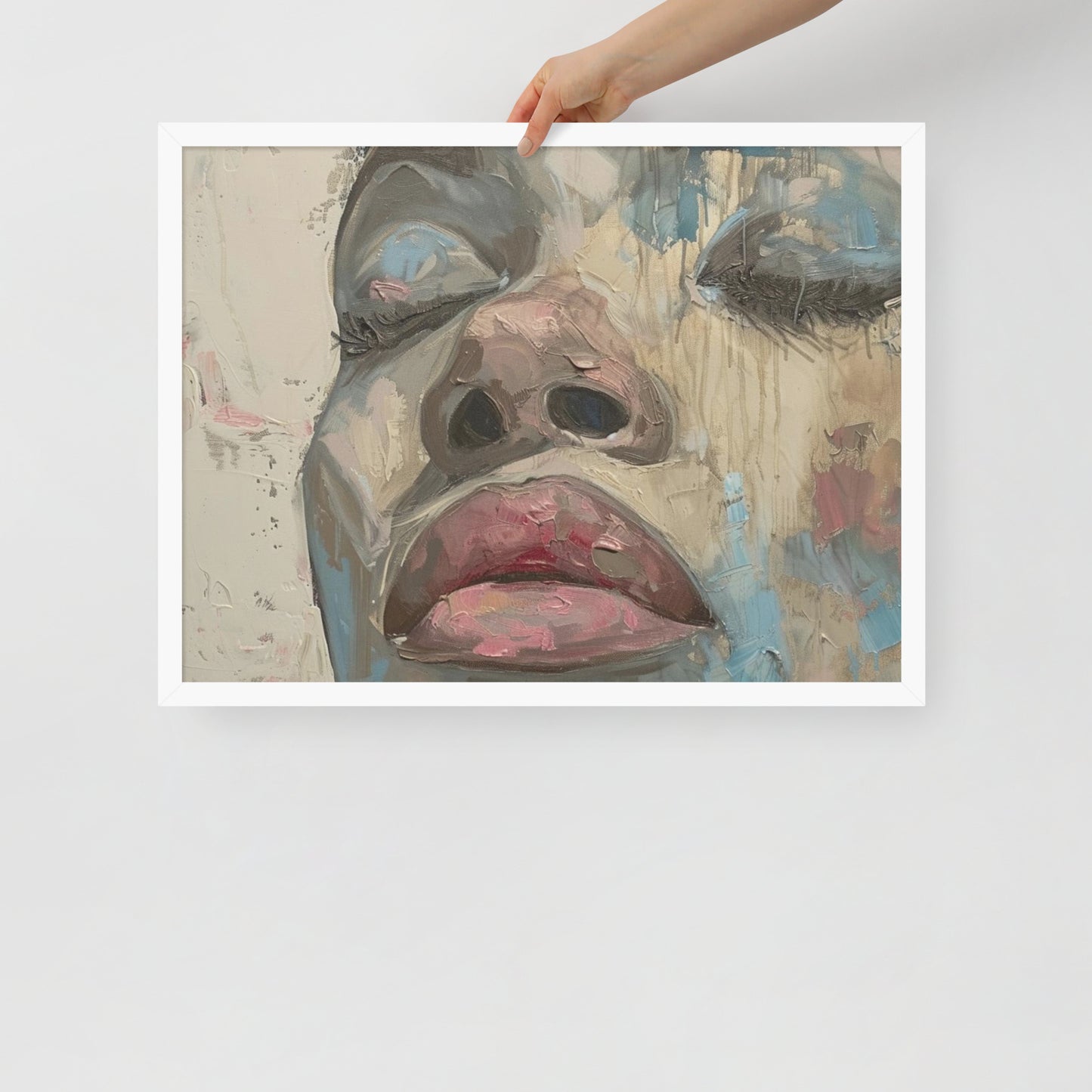 Abstract Portrait Framed Poster