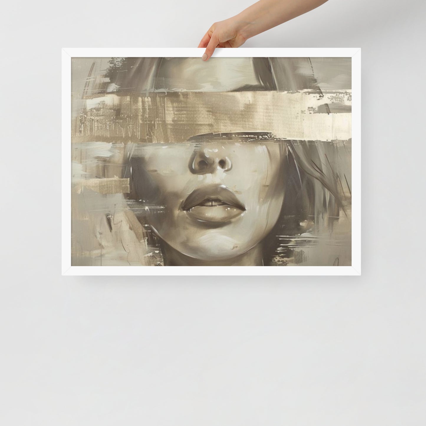 Abstract Portrait Framed Poster