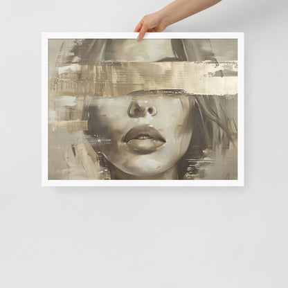 Abstract Portrait Framed Poster