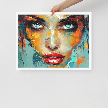 Abstract Portrait Framed Poster