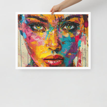 Abstract Portrait Framed Poster