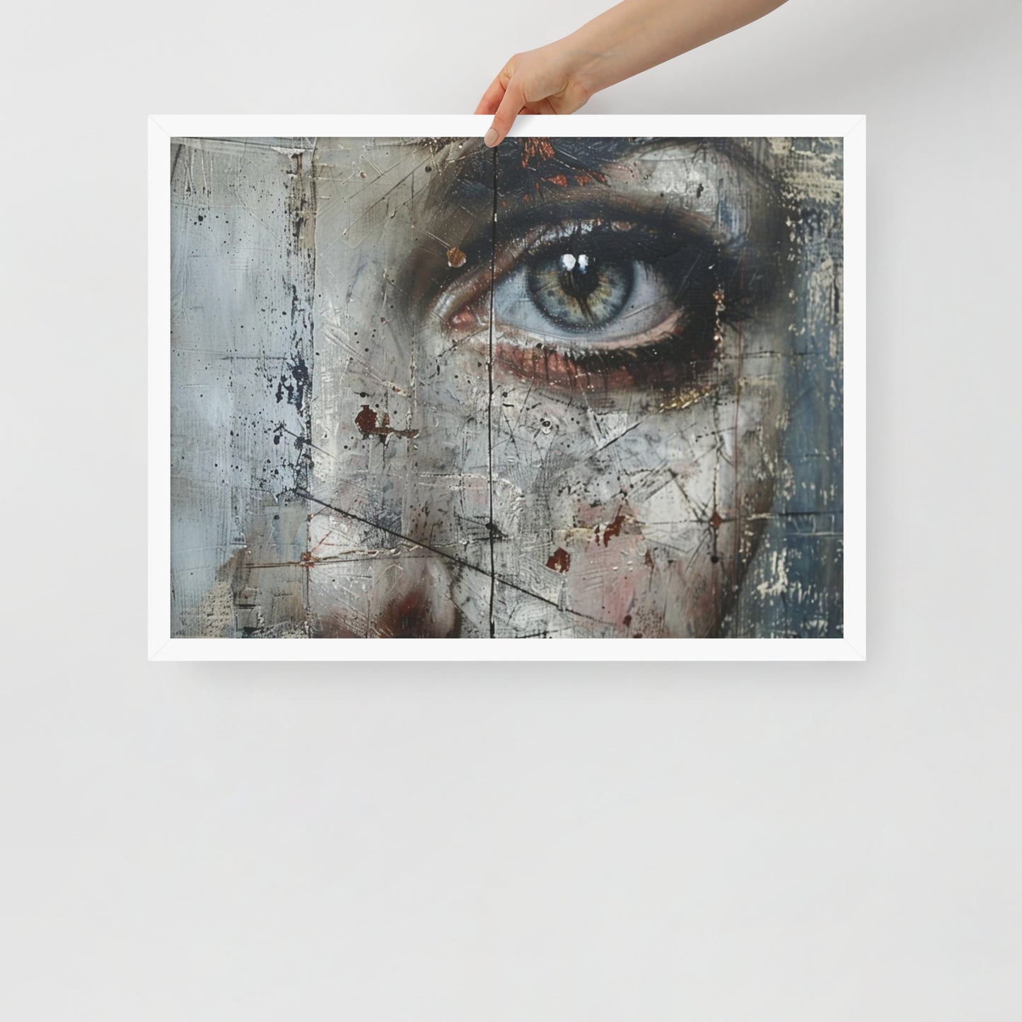 Abstract Portrait Framed Poster