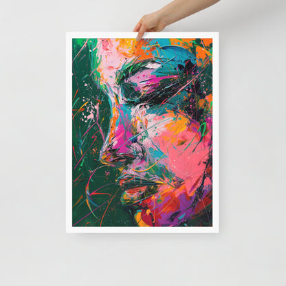 Abstract Portrait Framed Poster