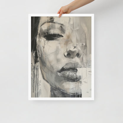 Abstract Portrait Framed Poster