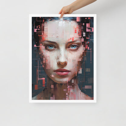 Abstract Portrait Framed Poster