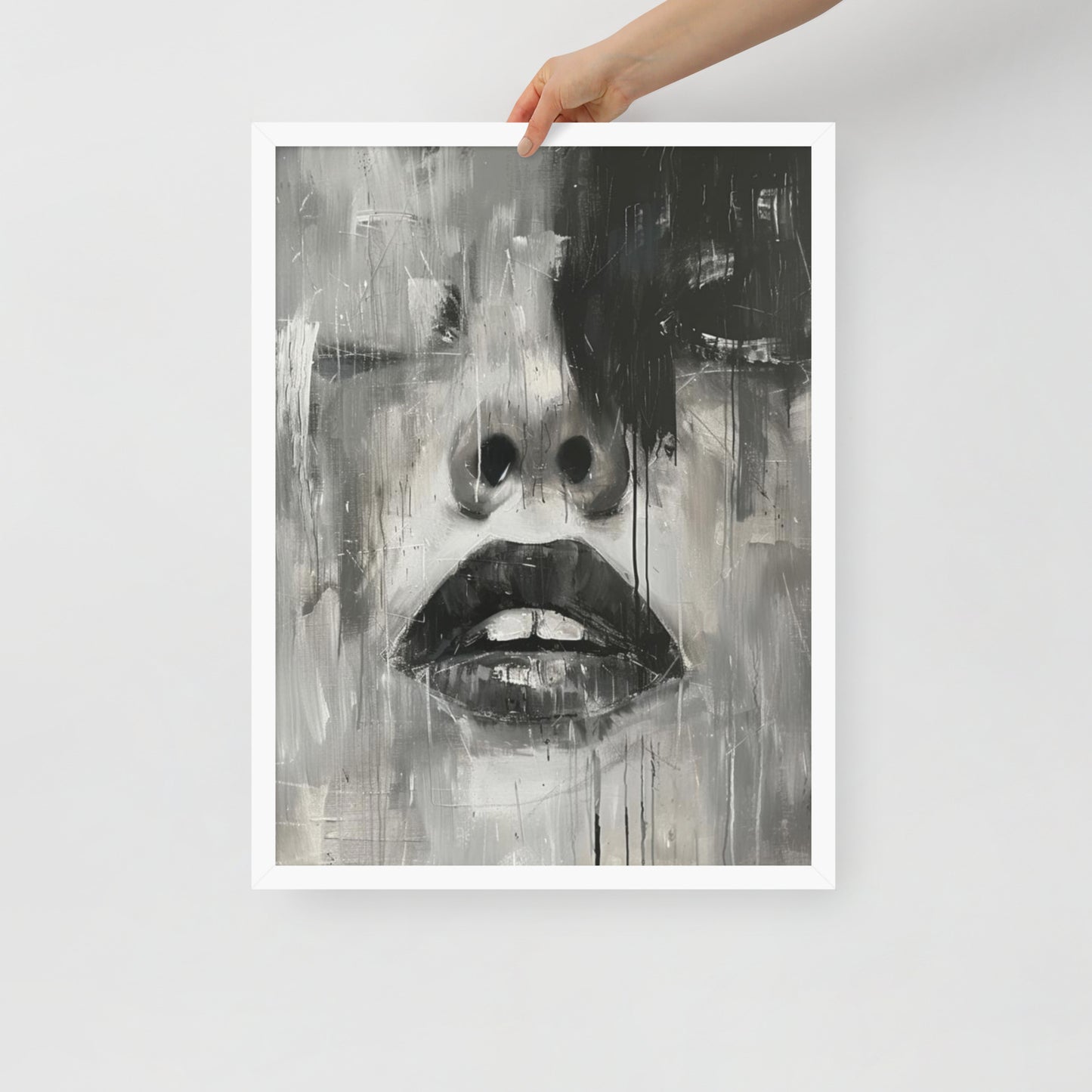 Abstract Portrait Framed Poster