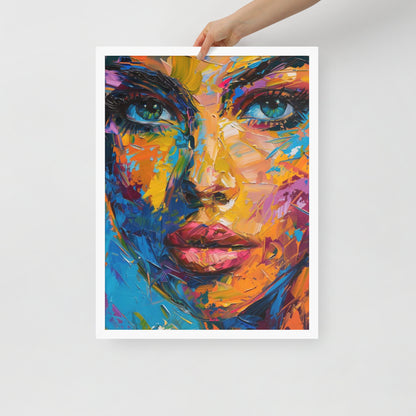 Abstract Portrait Framed Poster