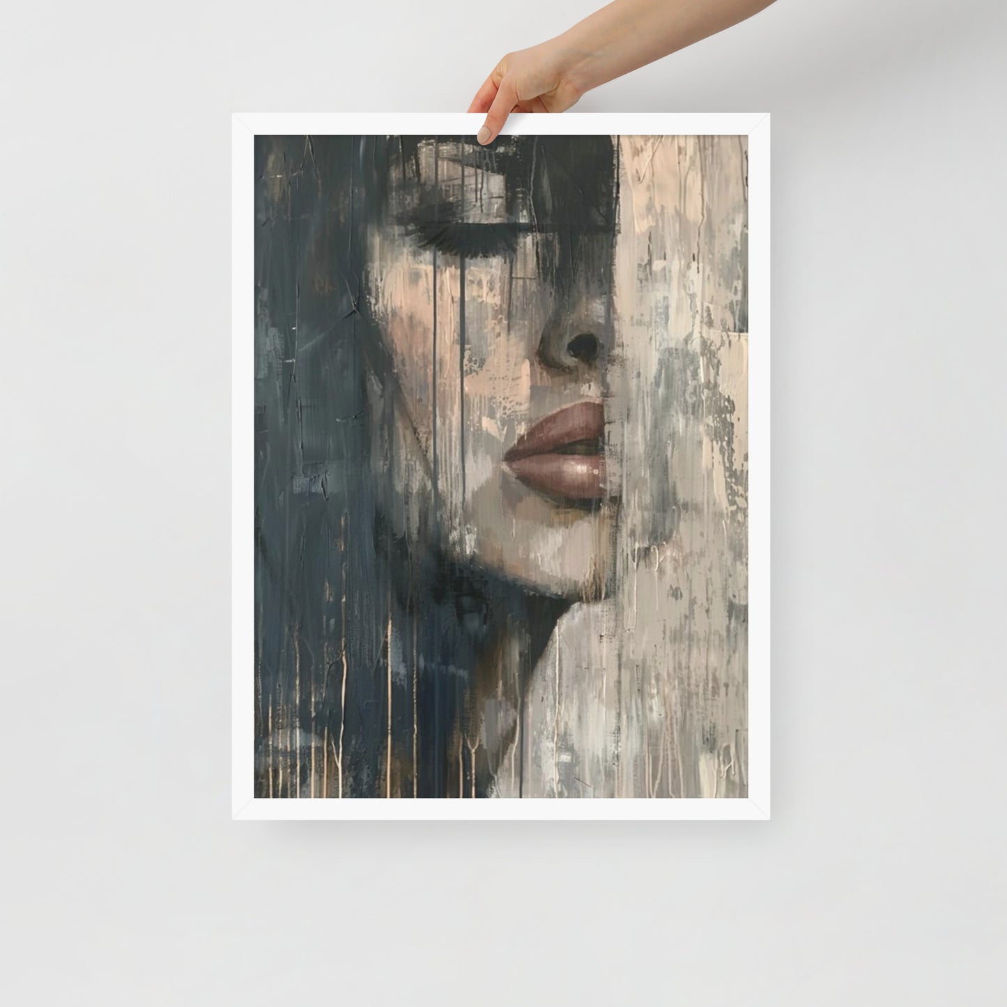 Abstract Portrait Framed Poster