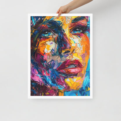 Abstract Portrait Framed Poster