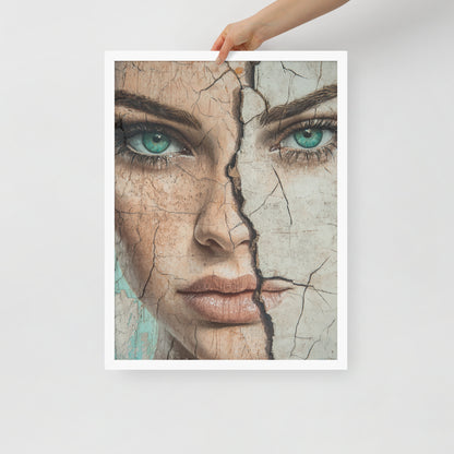 Abstract Portrait Framed Poster